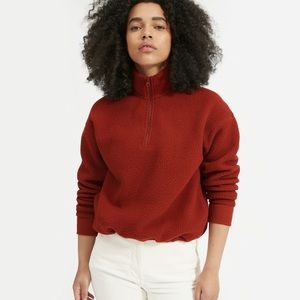 Everlane Renew fleece half-zip